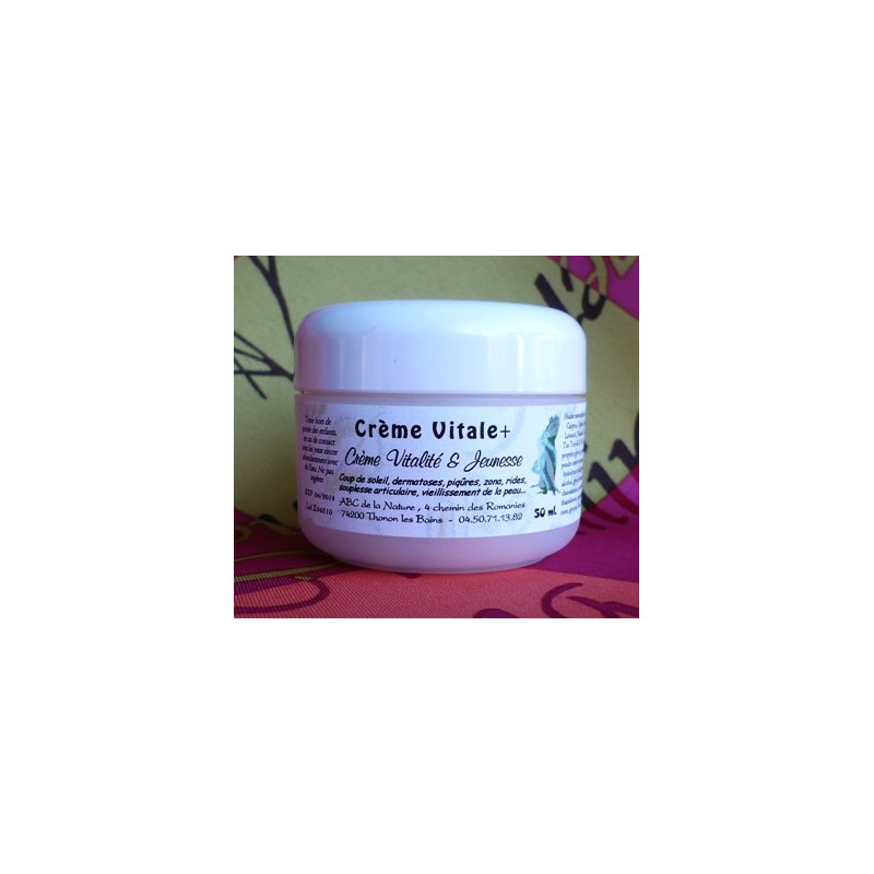 Crème Vitale pour la beauté et les soins de la peau