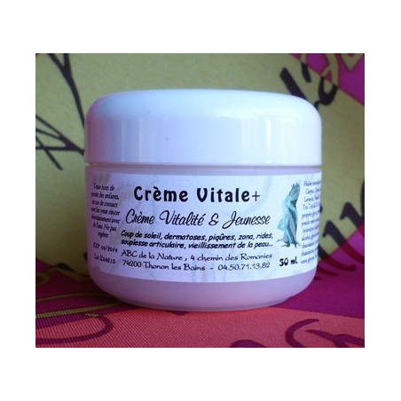 Crème Vitale pour la beauté et les soins de la peau